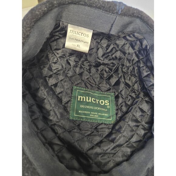 Mucros Weavers Irish Trinity Patchwork Flat Cap 100% Wool Ireland Chaps Classic - Picture 5 of 6